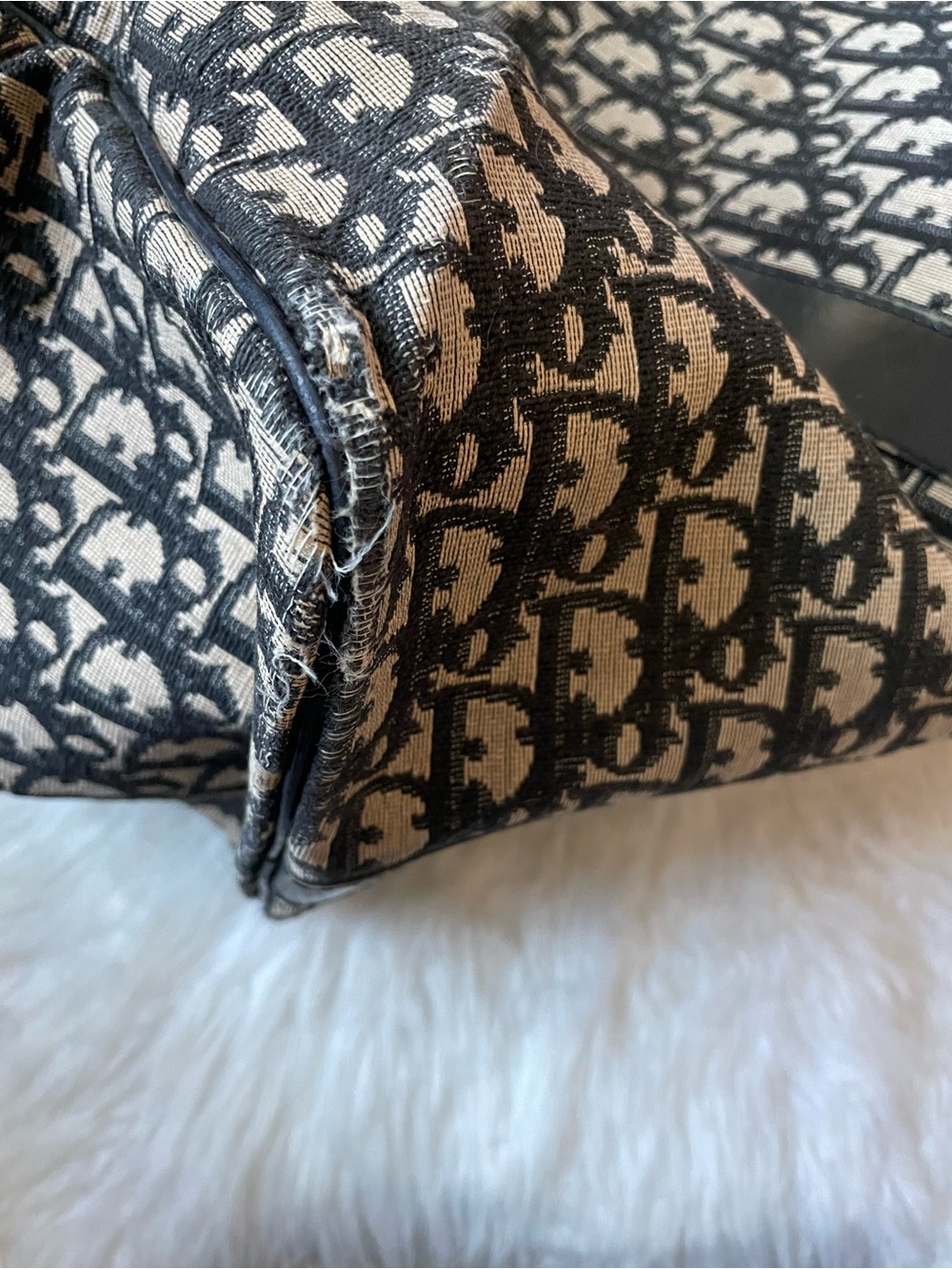 ✨VINTAGE✨ DIOR TROTTER XL DUFFLE BAG - Picture 10 of 16